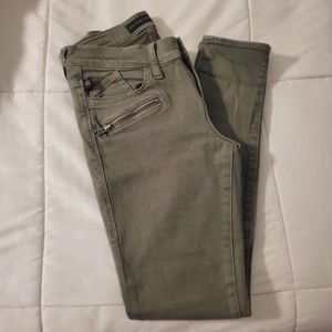 Rock & Republic Army green skinny jeans